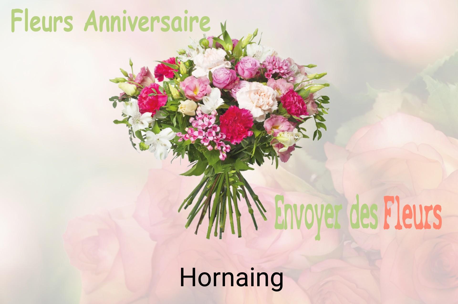 Bouquet de fleurs d’anniversaire livré à Hornaing